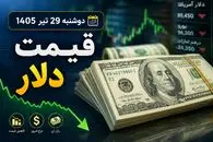 قیمت دلار امروز دوشنبه 29 تیر 1405 / دلار توافقی چه قیمت است؟