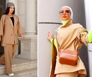 رنگ جیغ یا تیره واسه مانتو خوشت نمیاد؟ خب تیپ کرمُ اینجوری تِست کن قول میدم خوشگل شی