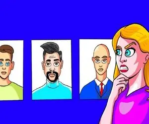 هوش تصویری؛اگه زدی رو دست باهوشا بگو کدوم از این آقایون شوهر این خانومه؟