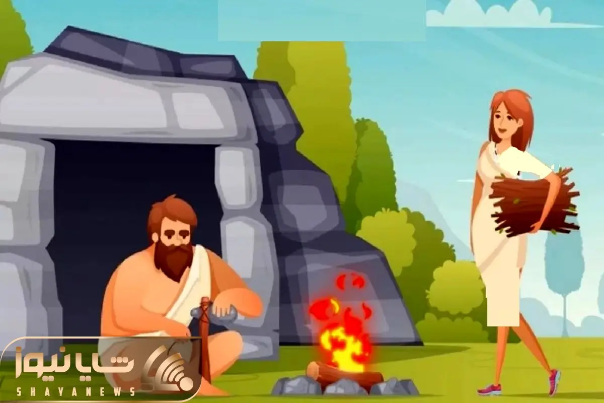 بازی فکری؛ اگه پوستت از هوشه بگو مشکل عکس زن و شوهر انسان اولیه چیه؟