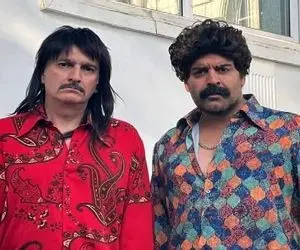 آواز شاد؛ رقص فوق سمی بیژن و بهرنگ تو عروسی پژمان جمشیدی با تم خز پارتی روده بر میکنه