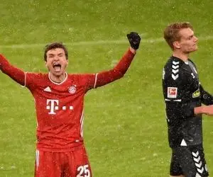 بایرن‌مونیخ زیر برف فرایبورگ را برد