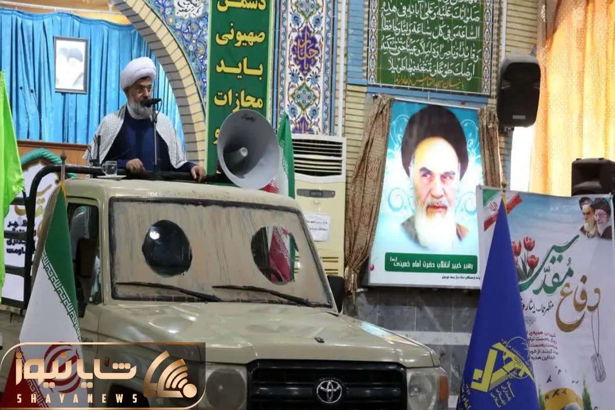 چرا امام جمعه خورموج پشت لندکروز نماز خواند؟+ عکس