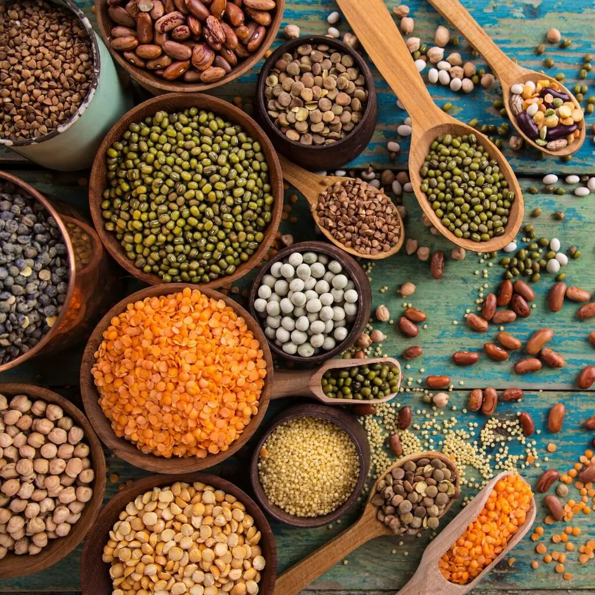 soybeans and other legumes