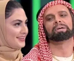 سوژه بازی؛ حرکات مجتبی شفیعی به سبک عربی برای لیلا اوتادی فقط رقص عربیش ترکوند 