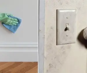 میخوای یه قاب بزنی ولی وجب به وجب دیوار کثیف و کدره؟ اینجوری تمیزش کن درجا سفیده 