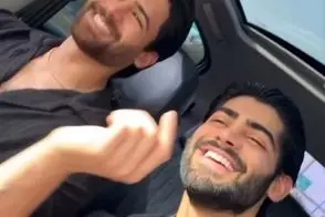 آواز شاد/ احسان عشق ابدی با داداش جون جونیش آهنگ میخونن به جز فیس صداشونم خفنه