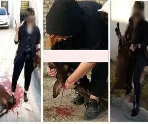 تصاویر وحشتناک از گروه خانم‌ قصاب های تهرانی!