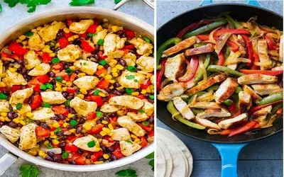 طرز تهیه خوراک مرغ مکزیکی / یه غذای عالی که باید حتما امتحانش کنید