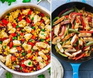 طرز تهیه خوراک مرغ مکزیکی / یه غذای عالی که باید حتما امتحانش کنید