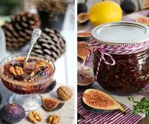 طرز تهیه ی مربای انجیر و گردو؛ یه لعنتی جذاب که انگشتاتم باهاش بخوری واسه صبحونه