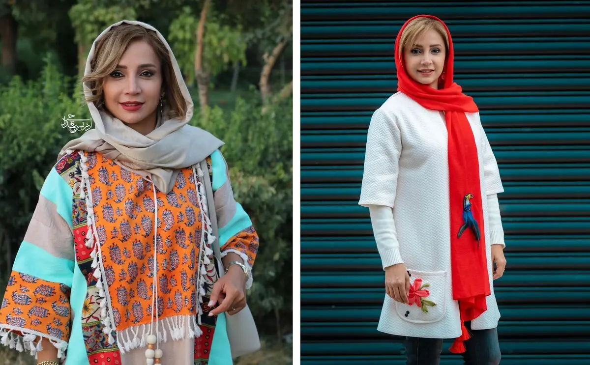 شبنم قلی خانی رنگی پوش و پر دل و جرات