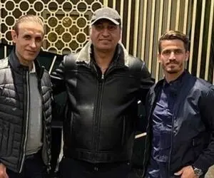 دیدار حمید فرخ نژاد با یحیی گل محمدی و وریا غفوری+عکس