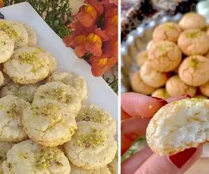 طرز تهیه شیرینی نارگیلی ترد و خوشمزه / بدون نیاز به ترازو یه شیرینی عالی بپز