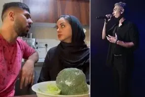 آواز خانگی؛ رو ریتم باید تو رو پیدا کنم شادمهر برا خانومش می خونه باید بهم غذا بدی