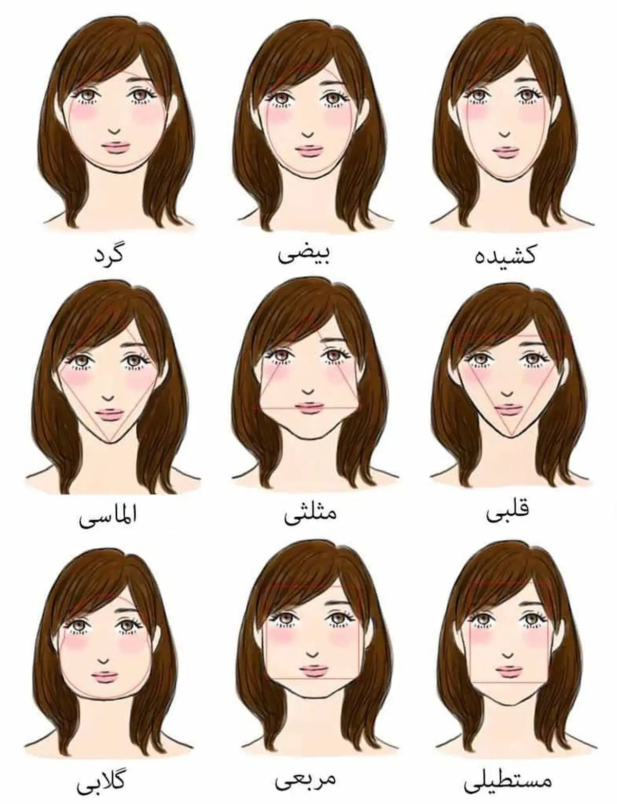 چه شال و روسری به فرم چهره ام میاد