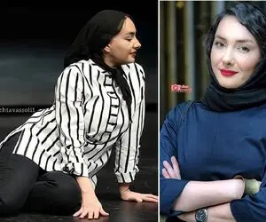 ژست و لباس ناجور "هانیه توسلی" با این اندام توپُر؛ تئاتر سانسورچی نداره؟