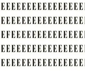 بازی فکری؛ تیزنی چشات زبون زده عام و خاصه؟/  حرف F رو بین اینهمه E پیدا کن