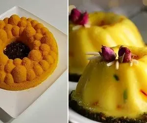 طرز تهیه ماقوت بستنی زعفرونی / دسر فوق العاده ای که سریع و راحت آماده میشه
