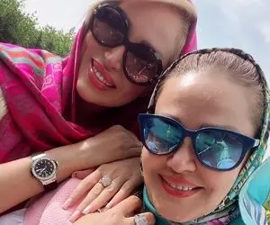 عکس بهاره رهنما در کنار دخترش پریا