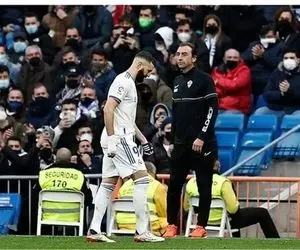 ستاره رئال مادرید دیدار جام حذفی را از دست داد