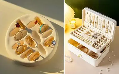 مدل های جا جواهری مدرن و مینیمال برای دختران امروزی / جلوگیری از پخش و پلایی اکسسوری