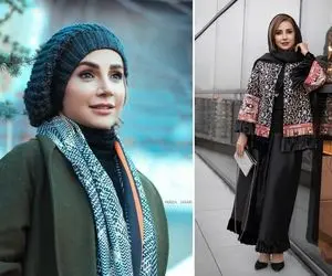 شبنم قلی خانی با استایل های سنتی و رنگی پنگیش زده تو فاز سانتی مانتال بازی به سبک هنری