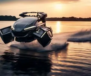 ماشین‌ های لوکس؛ آقاهه با اسکی سوارا مسابقه گذاشته رو برفا آفرود میکنه 