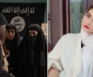 سکانسی از سقوط که آقایون نبینن بهتره؛ آیسان خاتون مهیای جهاد نکاح با گُنده داعش!