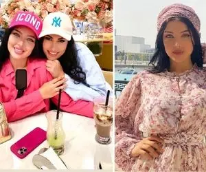 تیپای زن سپهر حیدری که مثلش تو اروپا هم یافت نمیشه؛خانوم با چشای رنگیش حسابی عزیز دله