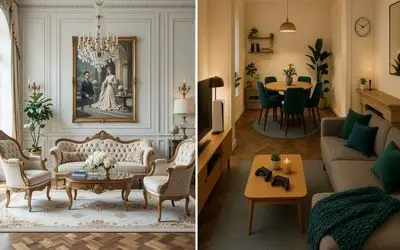 دکوراسیون داخلی ایده آل برای پذیرایی؛ انواع سبک و سیاق دیزاین در خانه یک تا سه خواب