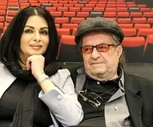 (عکس) حضور امین حیایی در محل قتل داریوش مهرجویی و همسرش