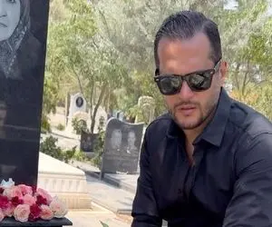 آواز احساسی؛ اشک های سیاوش خیرابی سرمزار پدرش دل همه رو سوزوند