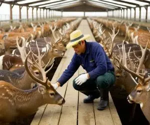 فرآوری گوزن؛ شاخ گوزن که قداره شد میبرن واسه دارو گوشتش هم میشه خورشت 