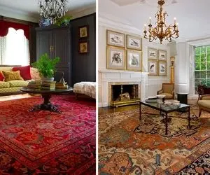 ایده آل ترین مدل های فرش ترند 2025؛ سبکای چیدمان زیبا و مطمئن مبل دورتادور فرش 9 متری