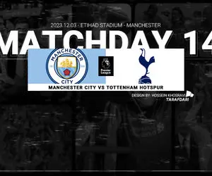 ترکیب رسمی منچسترسیتی - تاتنهام