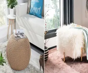 پاف جلو مبلی کیوت 2025/ با یه پاف کوچولو یه تغییر بزرگ و شیک و برگ ریزون بده خونرو