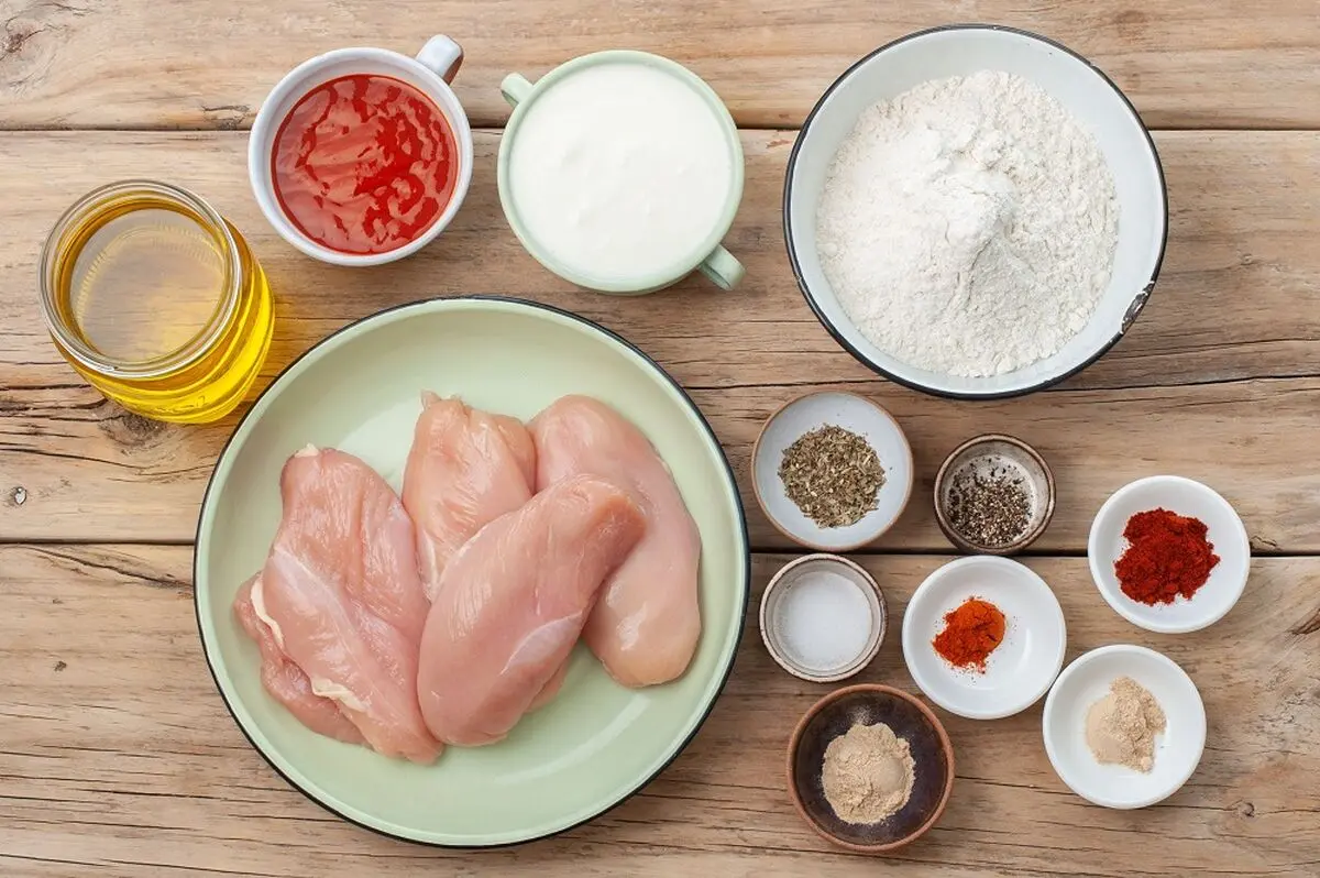 مواد اولیه فیله استریپس