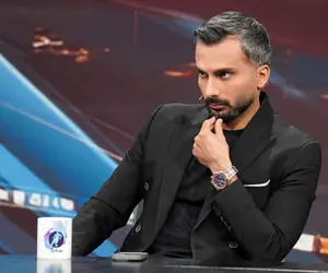 (عکس) حضور محمدحسین میثاقی در هیئت عزاداری مداح معروف