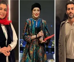 دنیای بازیگران/استایل خاص بازیگران تو جشن حافظ از لباس کوماندویی تا لباس پر زرق بهنوش