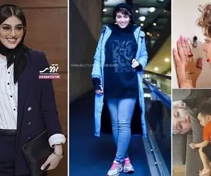 شلوخ بازیِ ریحانه پارسا با آق میلی؛ بیش فعالیه خانوم دو متری همرو مَنگ کرده!