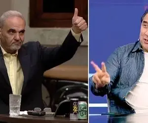دعوای شدید خداداد عزیزی و خیابانی در گفتگوی زنده؛ عزیزی: اینارو نکنا اینارو خودتی