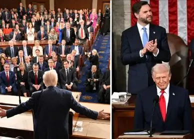 نطق جنجالی ترامپ در کنگره؛ از ادعای زنده کردن اقتصاد مرده تا هشدار جدی به ایران