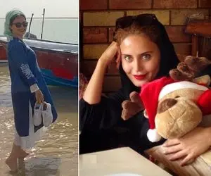 عکس بیست سالگی "الناز شاکردوست" صاف و صوف و ژَذاااب؛ تو گالری یه مشت مگس ریختن صورتش!