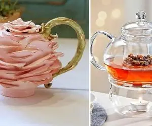 قوری کریستالی بخر / قوری های شیک و فاخر که هم چایی ممتاز تحویل میدن هم دیزاین میکنن