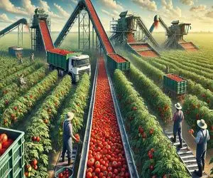 کشاورزی نوین؛ کشف تکنیک هایی از کاشت تا برداشت و فرآوری گوجه فرنگی تازه 