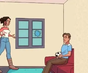 بازی فکری؛ شکستن شیشه کار این پسر هست یا نه؟