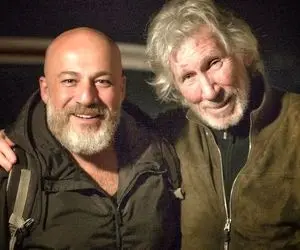 عکس معناداری که امیر آقایی از خود و راجر واترز منتشر کرد