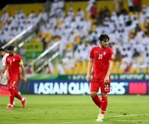 واکنش فوری سردار آزمون به از دست دادن پنالتی مقابل امارات