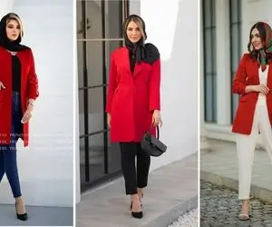 برای عید با مانتوی قرمز تیپ بزن؛ با این آیتم های رنگی یه سِت معرکه بساز!